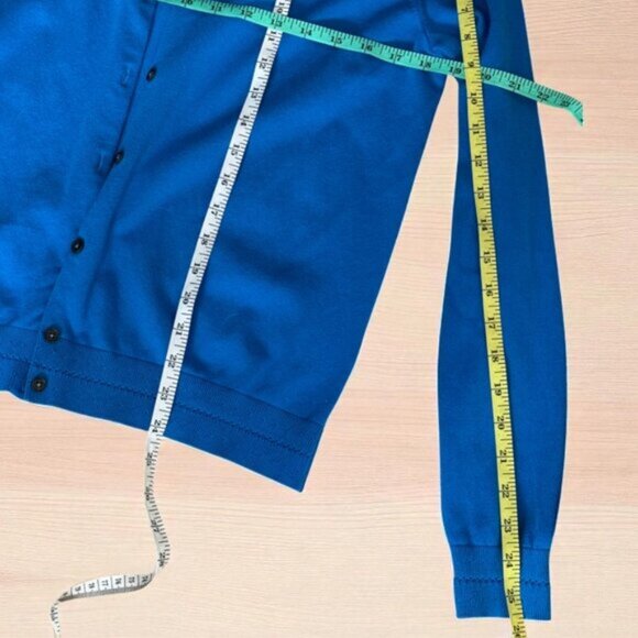 Boden Catriona Cotton Cardigan | Medium | Brilliant Blue - Picture 8 of 8